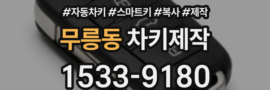 무릉동 차키제작