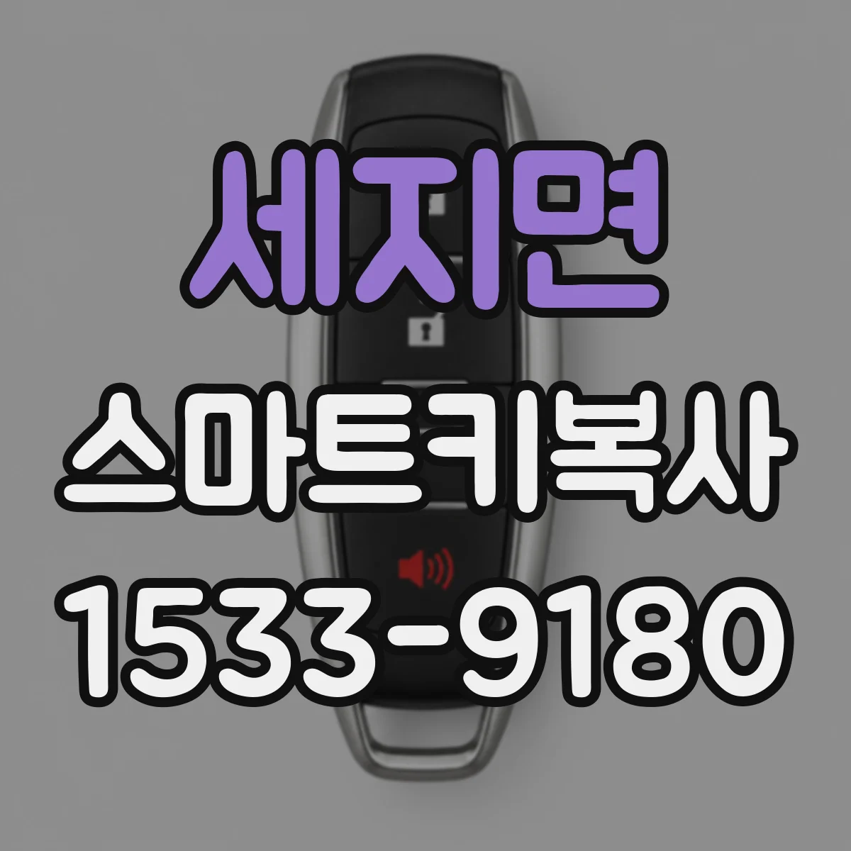 세지면 스마트키복사
