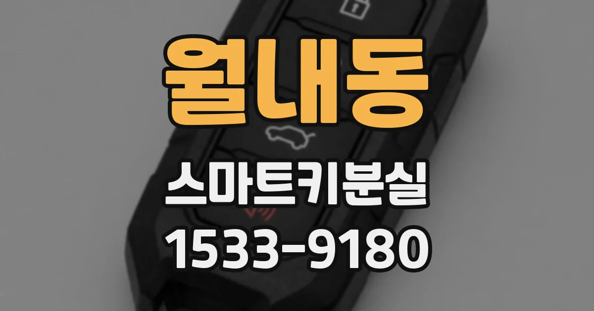 월내동 스마트키분실