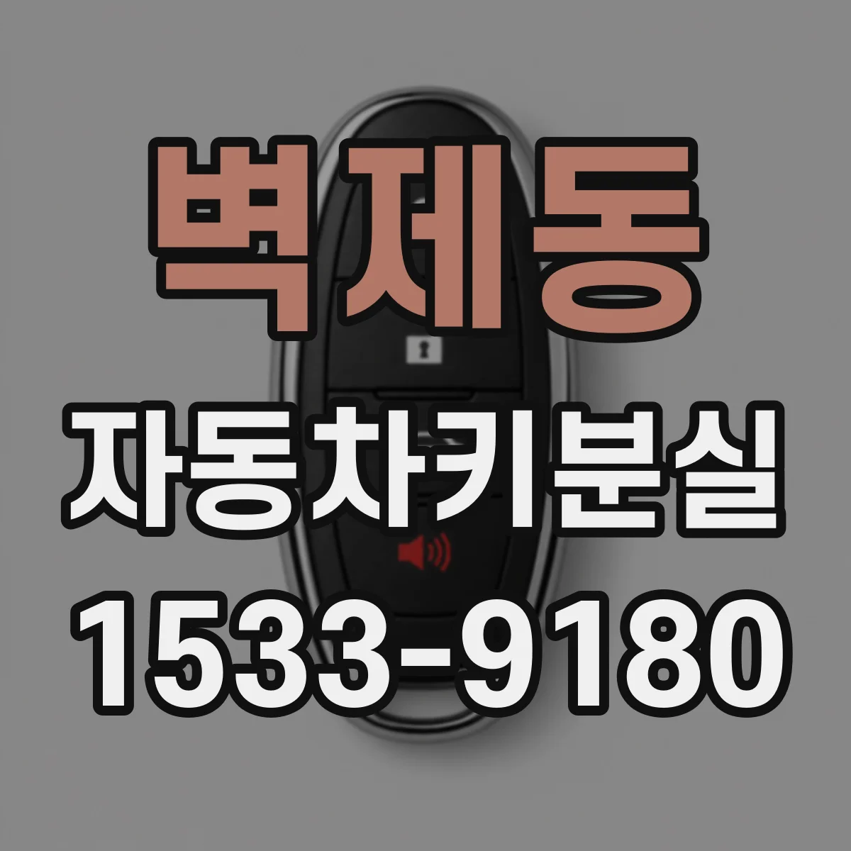벽제동 자동차키분실