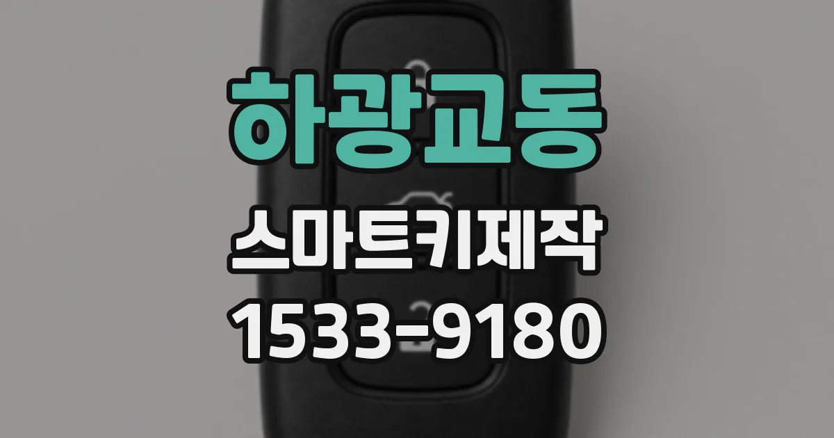 하광교동 스마트키제작