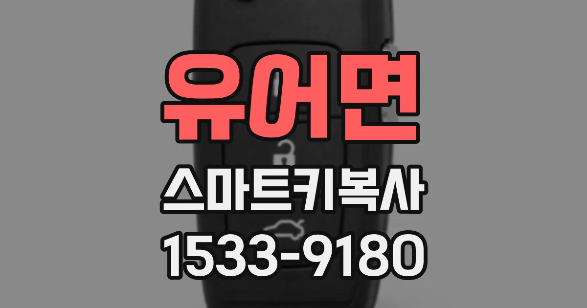 유어면 스마트키복사
