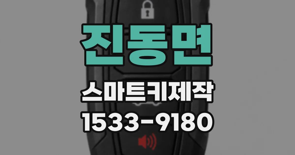 진동면 스마트키제작