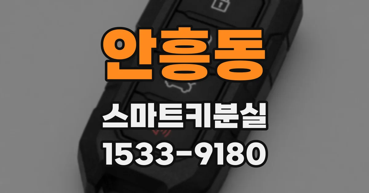 안흥동 스마트키분실