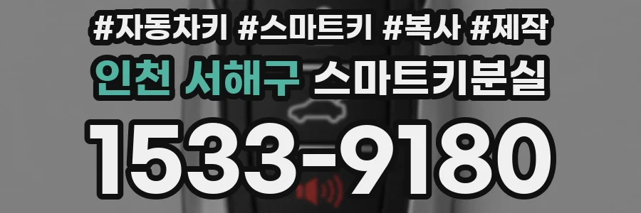 인천 서해구 스마트키분실