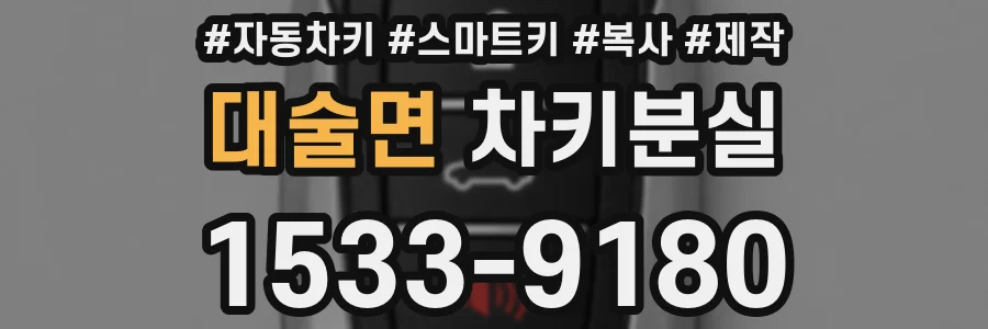 대술면 차키분실