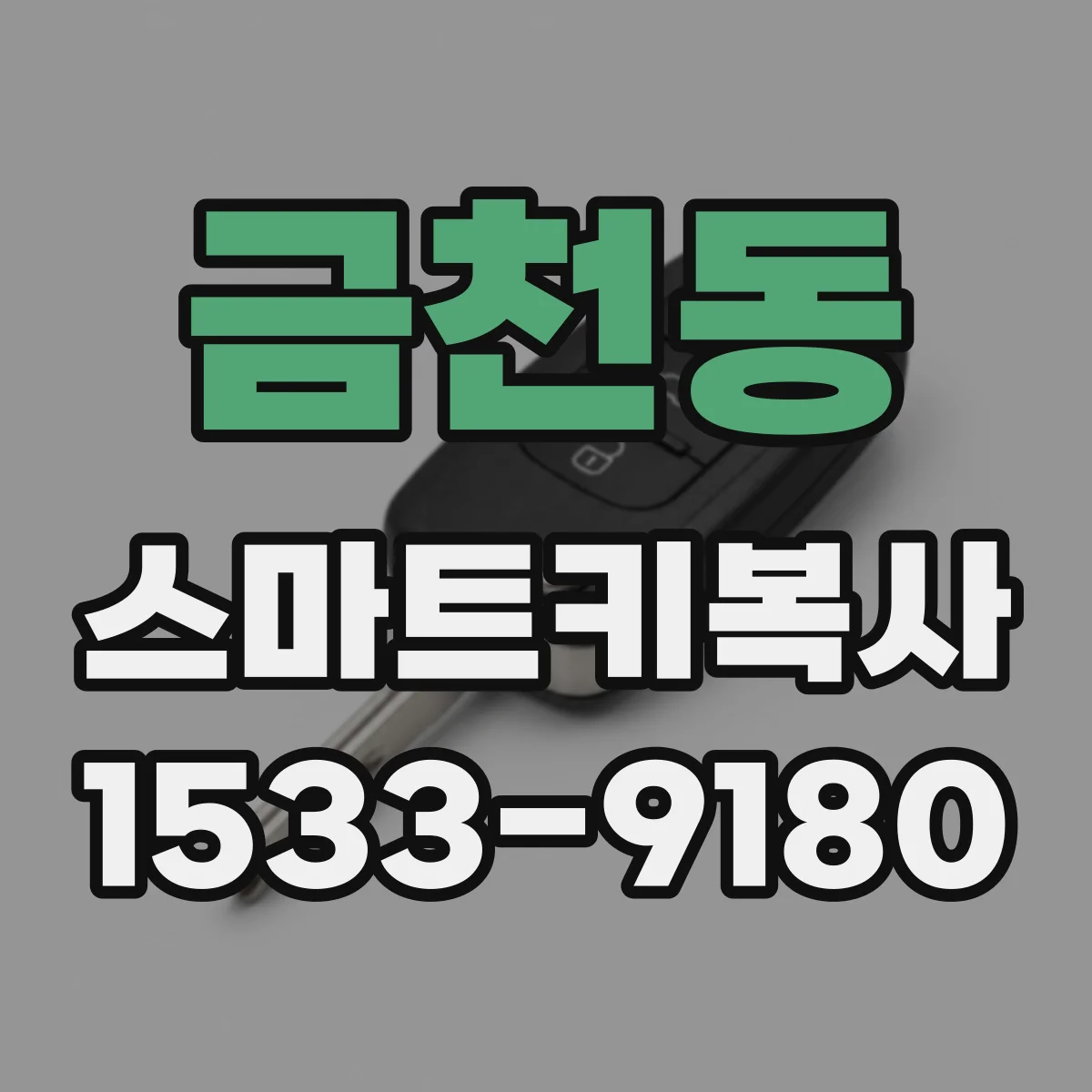 금천동 스마트키복사