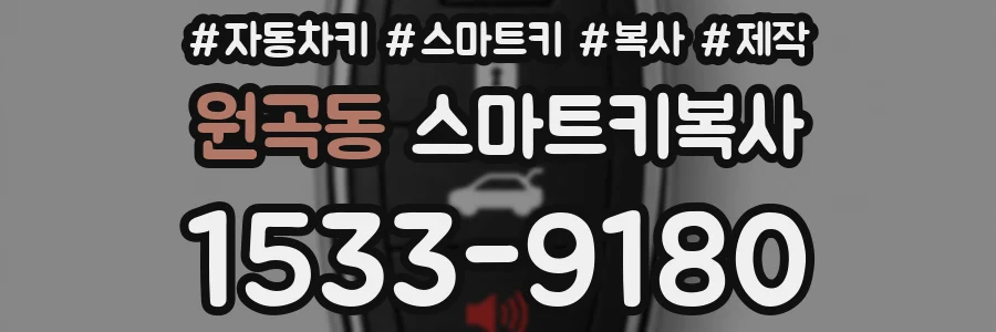 원곡동 스마트키복사