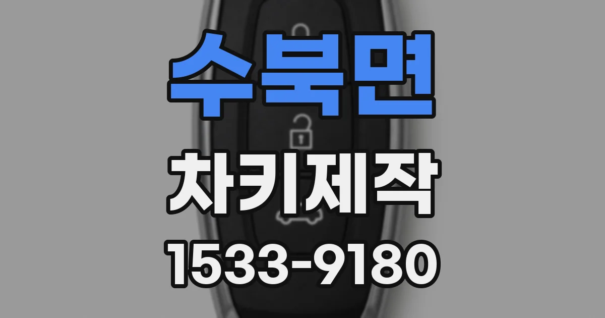 수북면 차키제작
