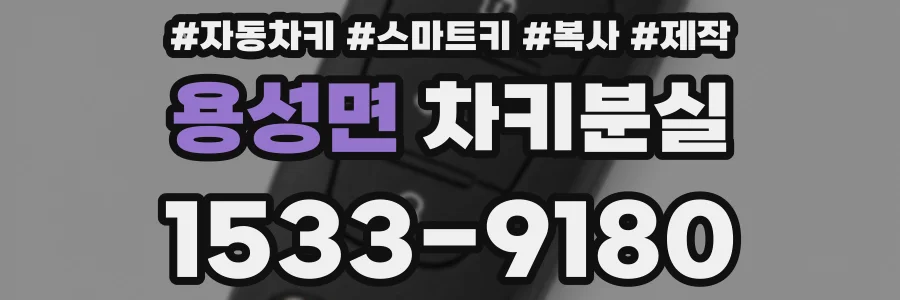 용성면 차키분실