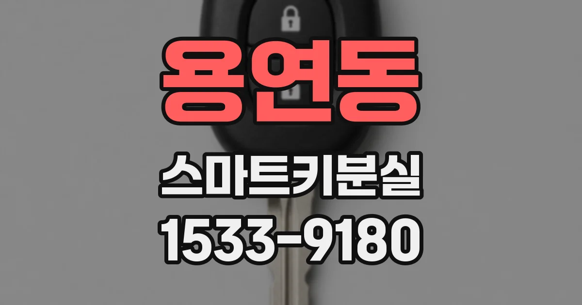 용연동 스마트키분실