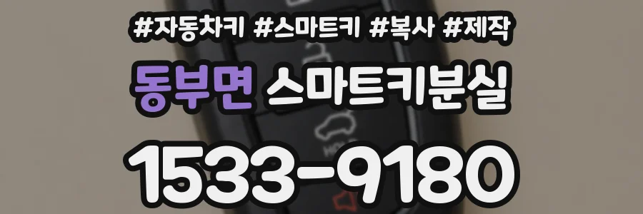 동부면 스마트키분실