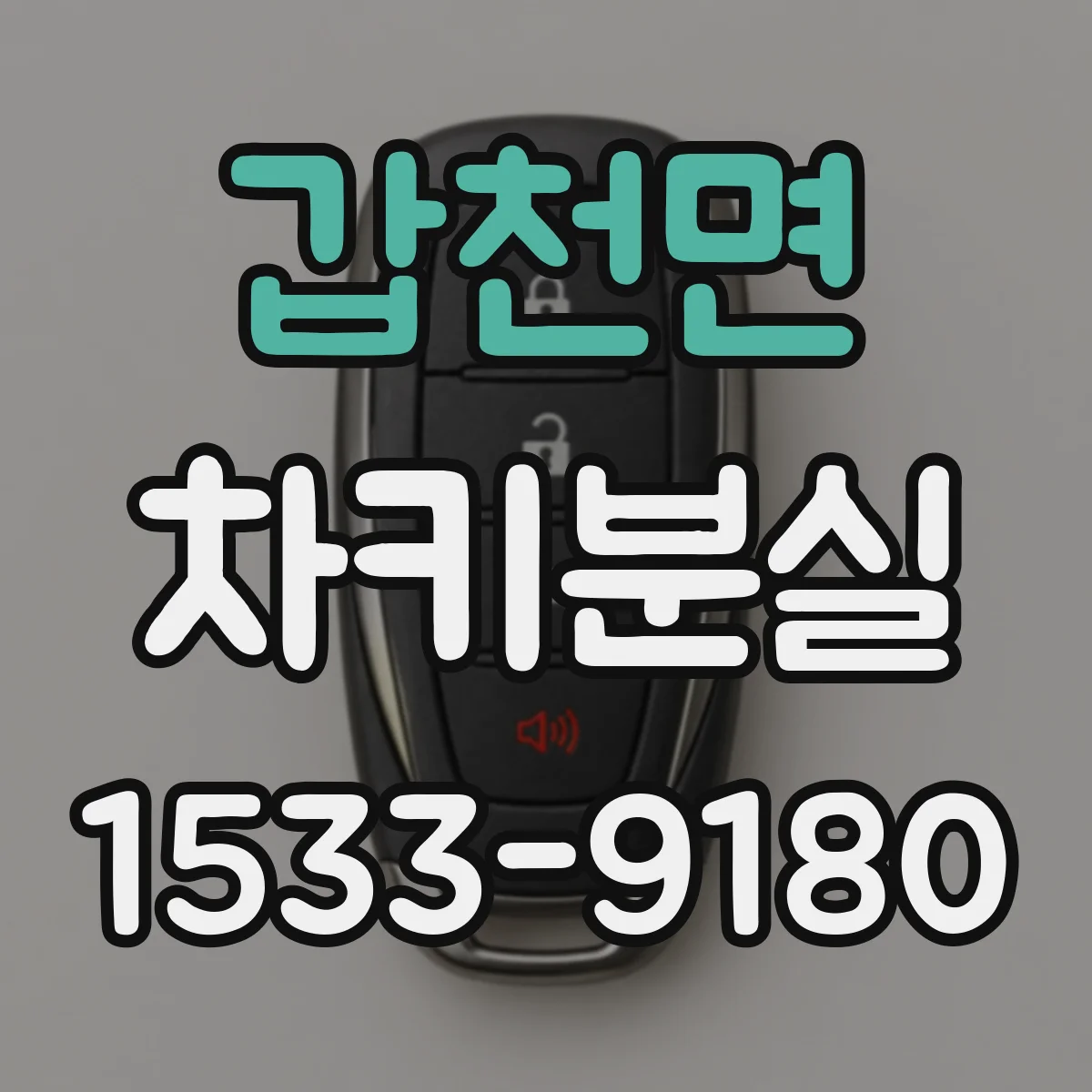 갑천면 차키분실