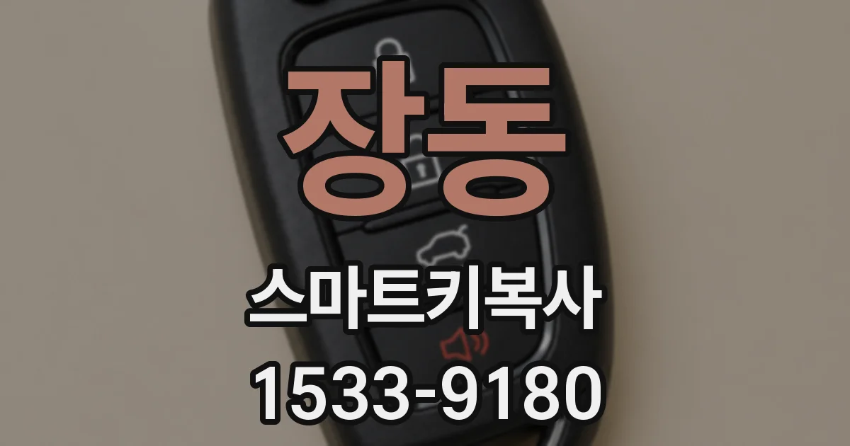 장동 스마트키복사