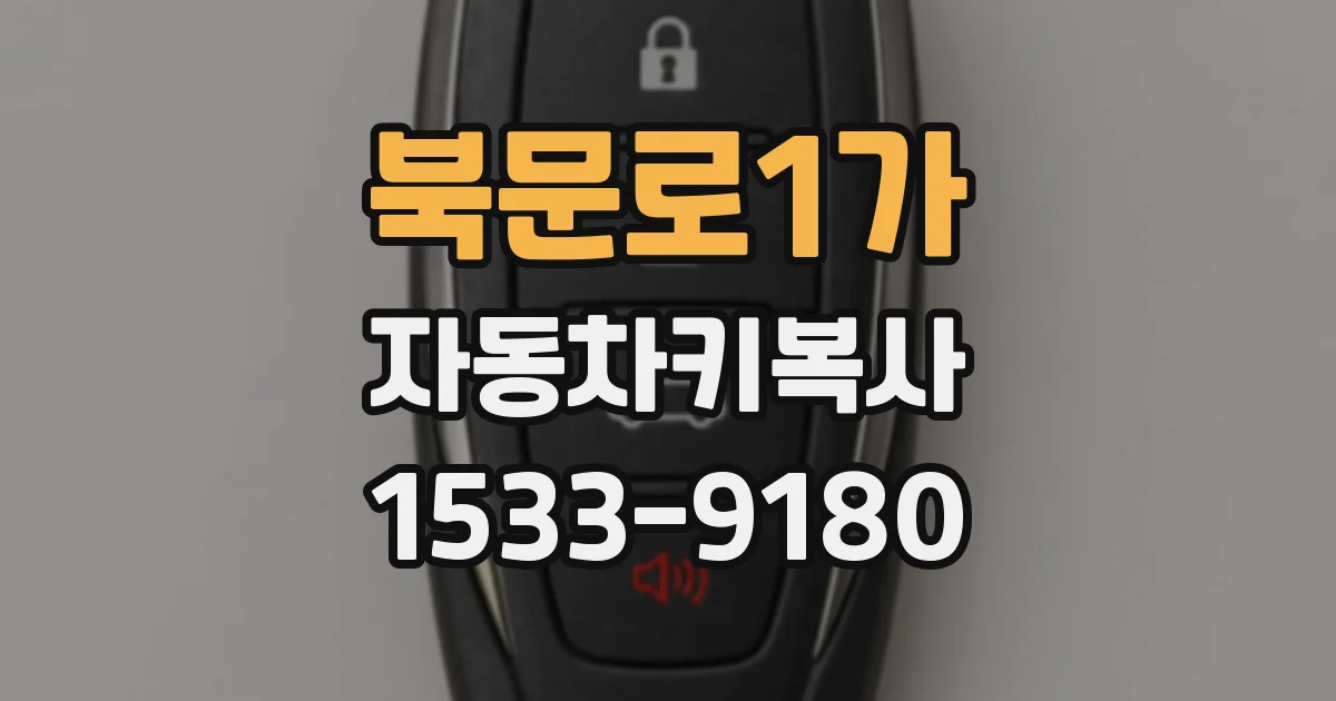 북문로1가 자동차키복사