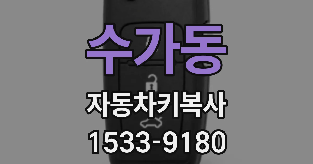 수가동 자동차키복사