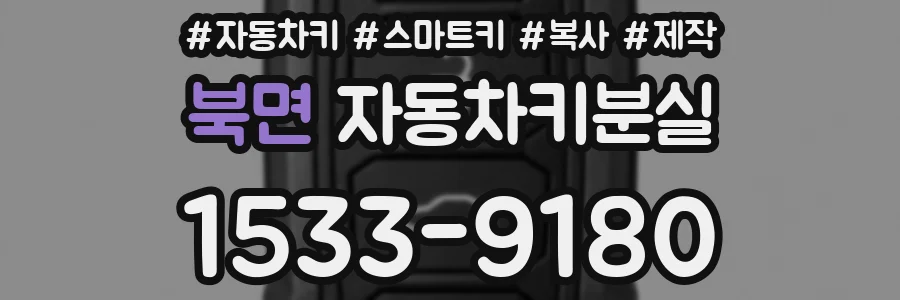 북면 자동차키분실