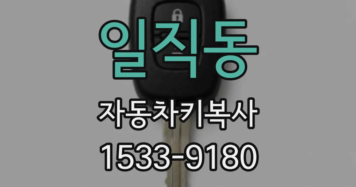 일직동 자동차키복사