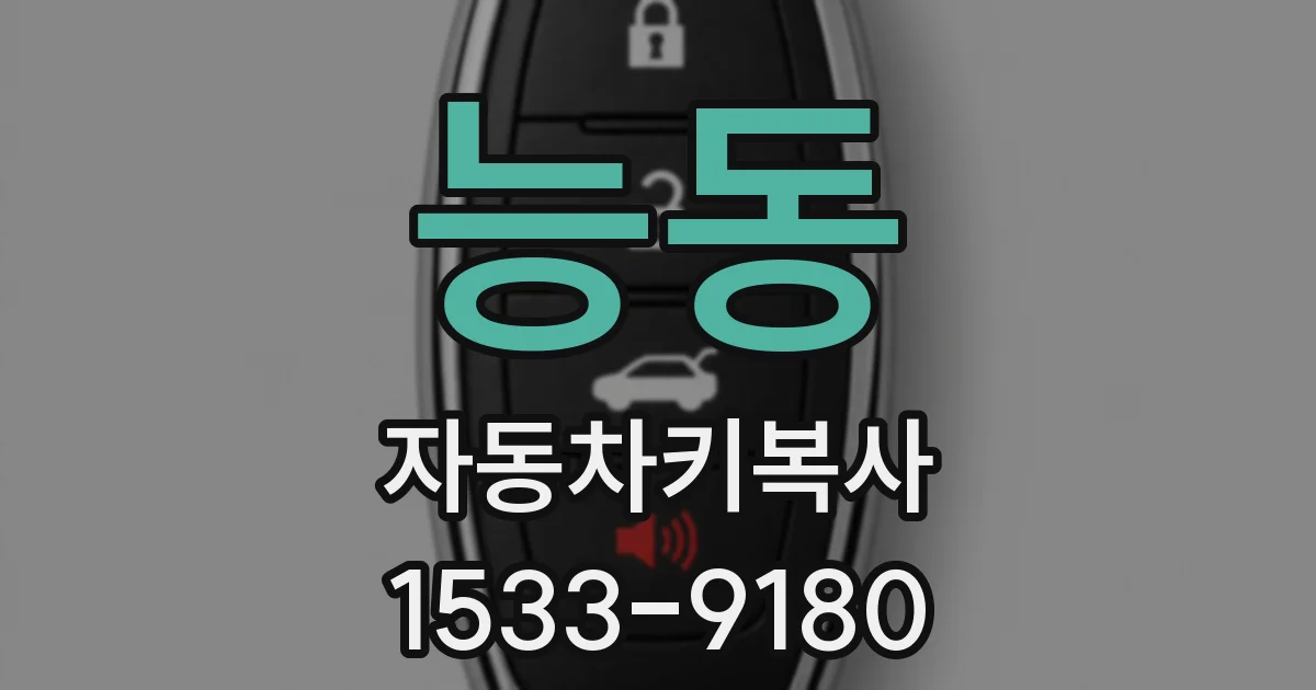 능동 자동차키복사