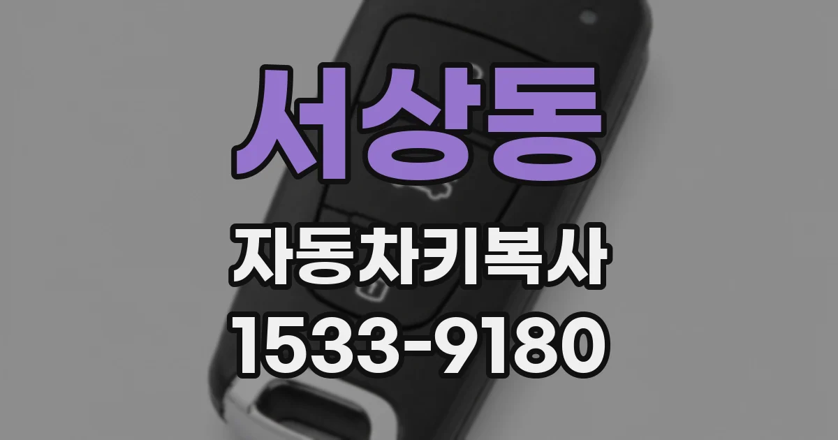 서상동 자동차키복사