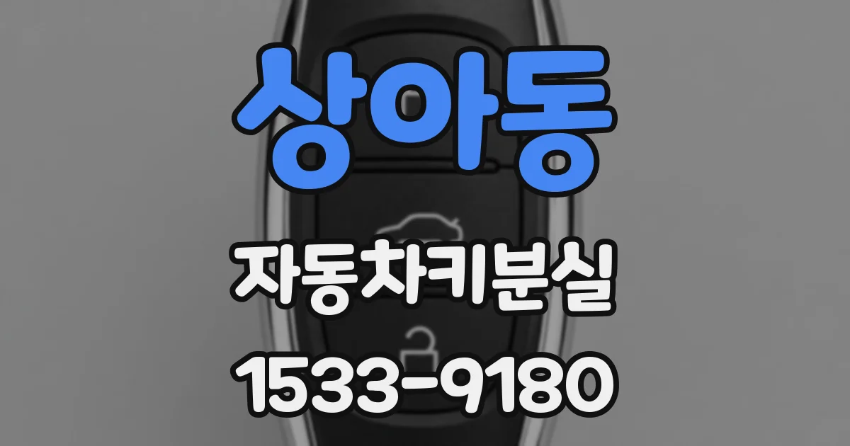 상아동 자동차키분실