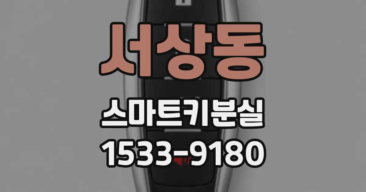 서상동 스마트키분실