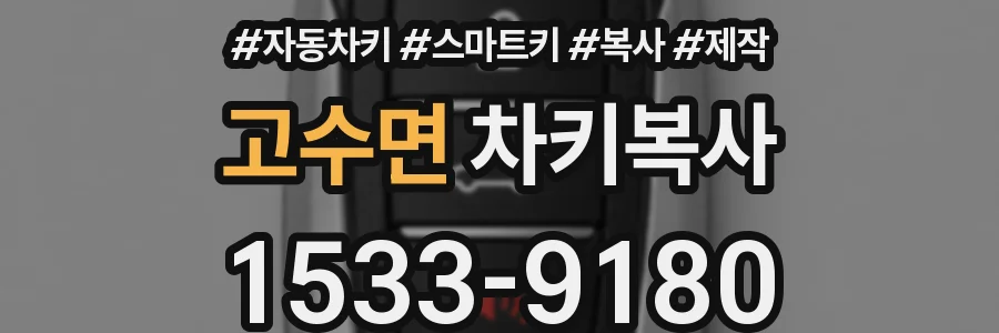 고수면 차키복사