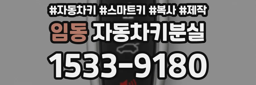 임동 자동차키분실