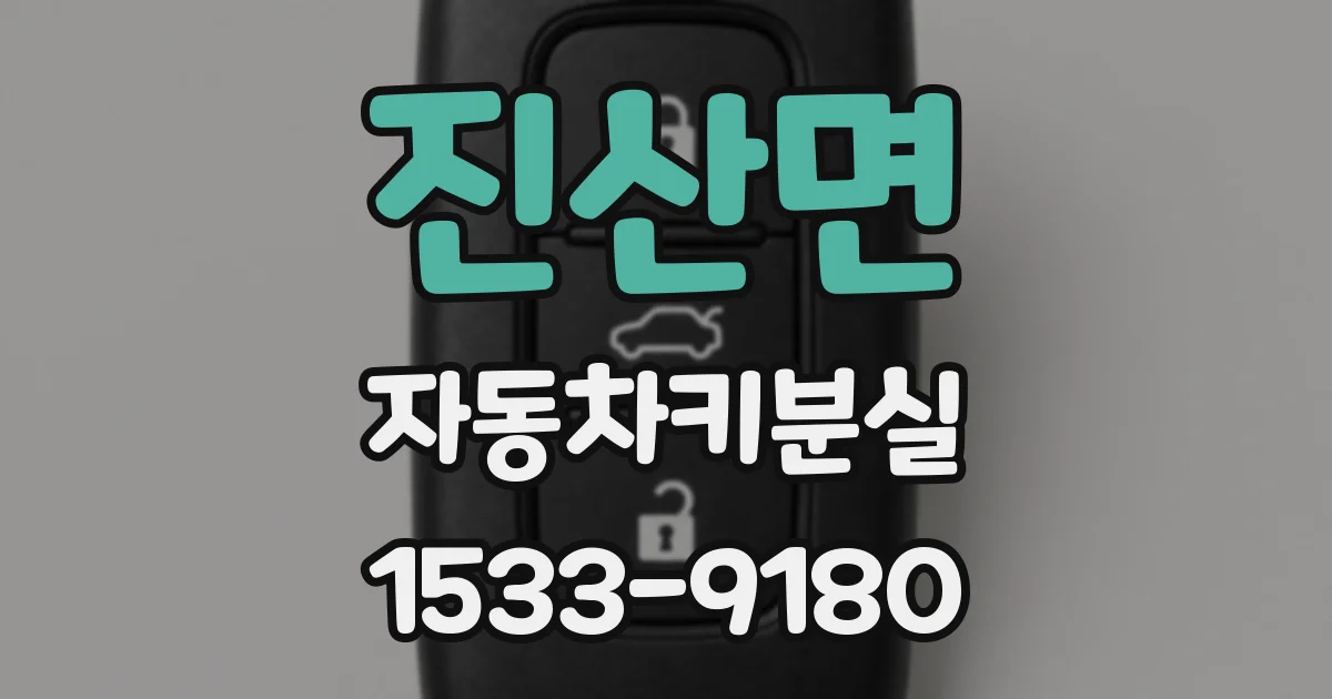 진산면 자동차키분실