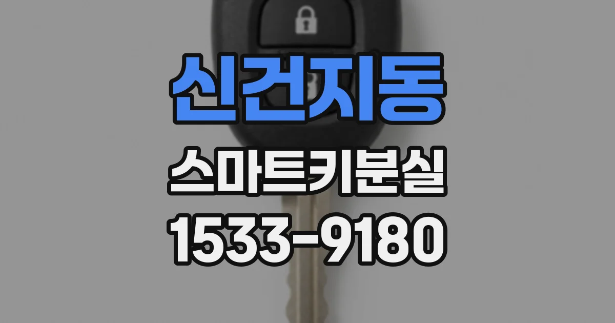 신건지동 스마트키분실