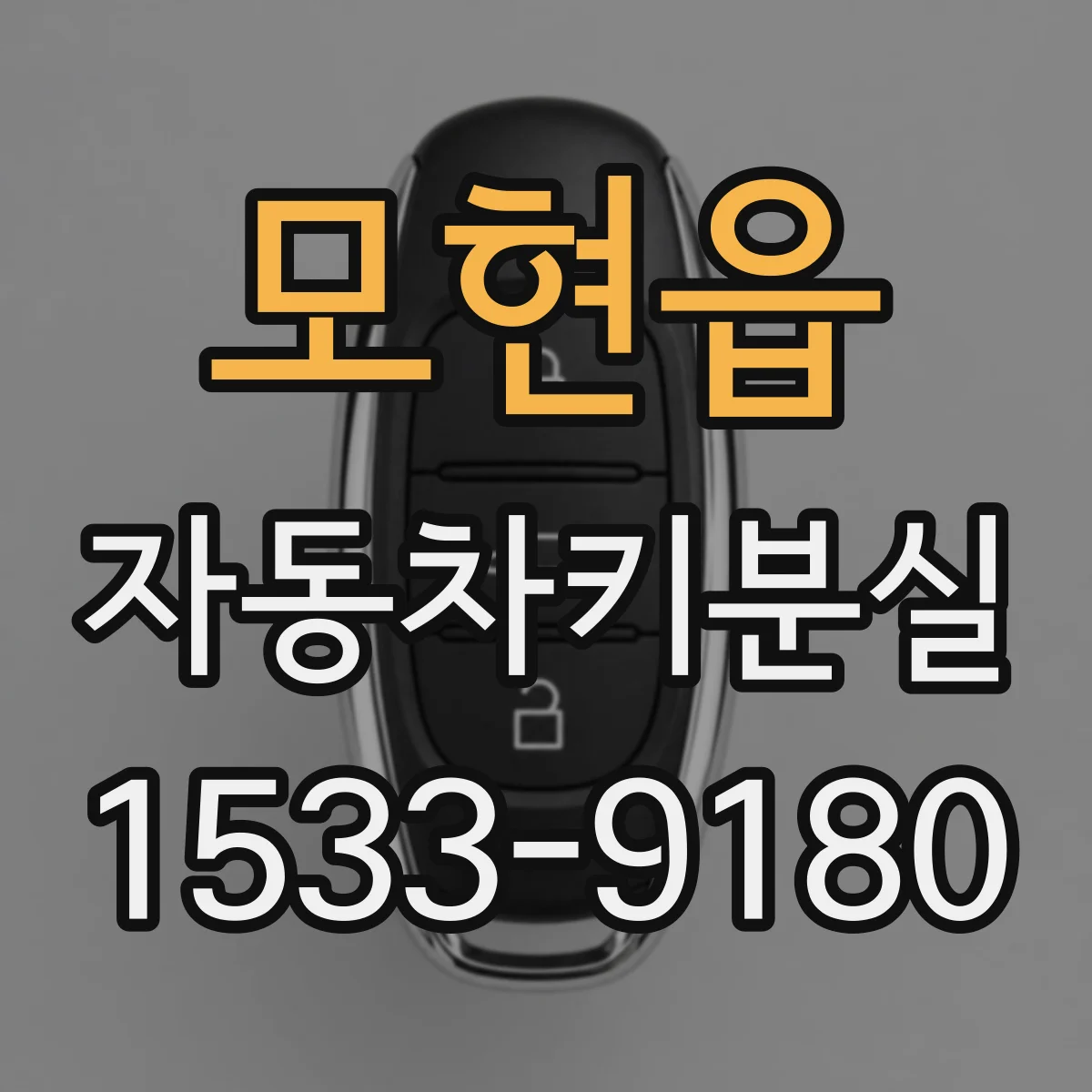 모현읍 자동차키분실