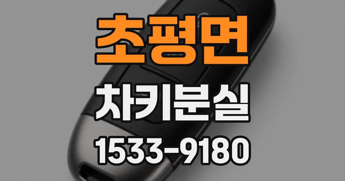 초평면 차키분실