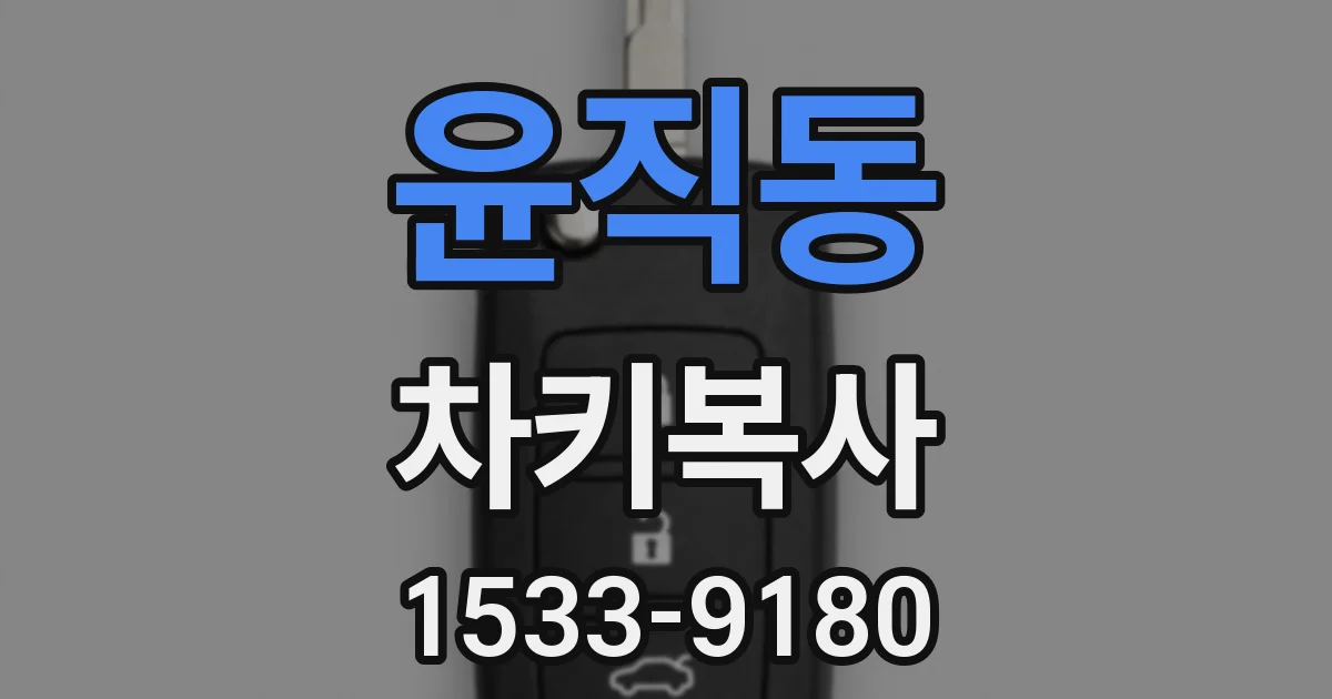 윤직동 차키복사