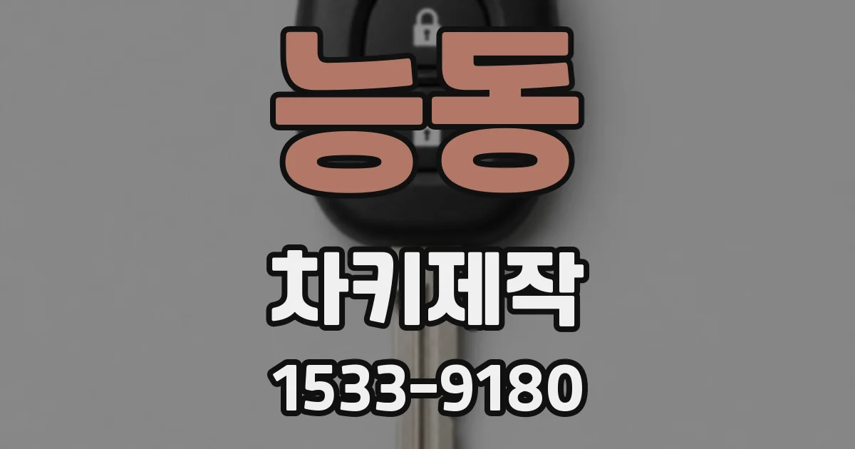 능동 차키제작