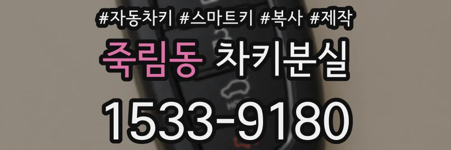 죽림동 차키분실