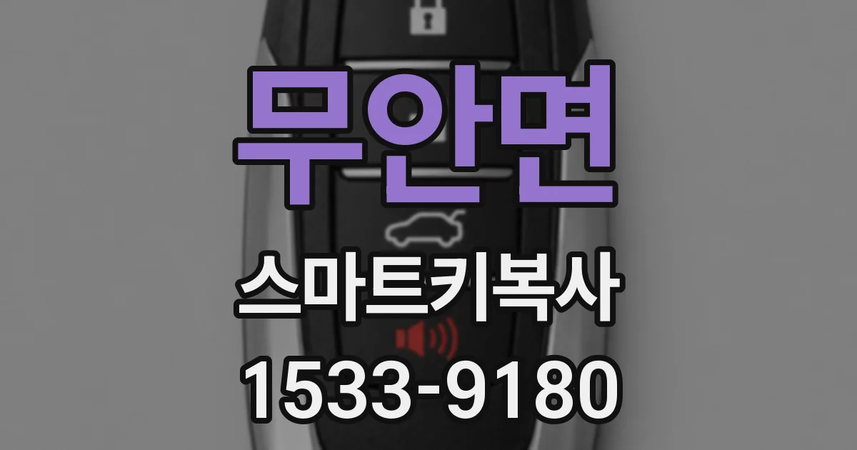무안면 스마트키복사