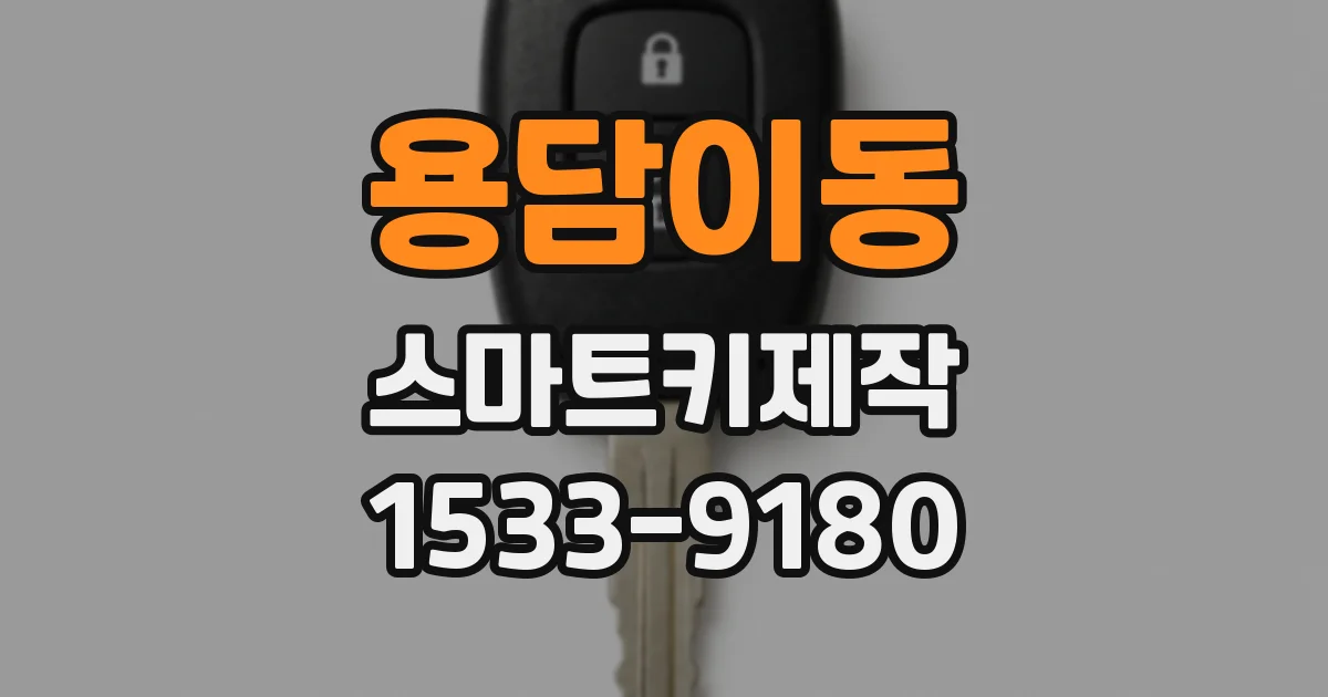 용담이동 스마트키제작