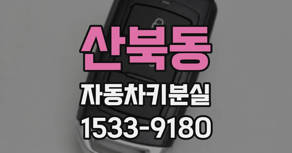 산북동 자동차키분실