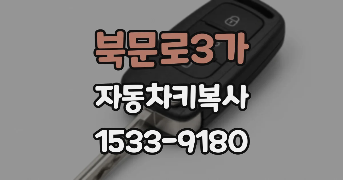 북문로3가 자동차키복사