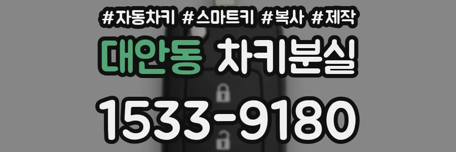 대안동 차키분실