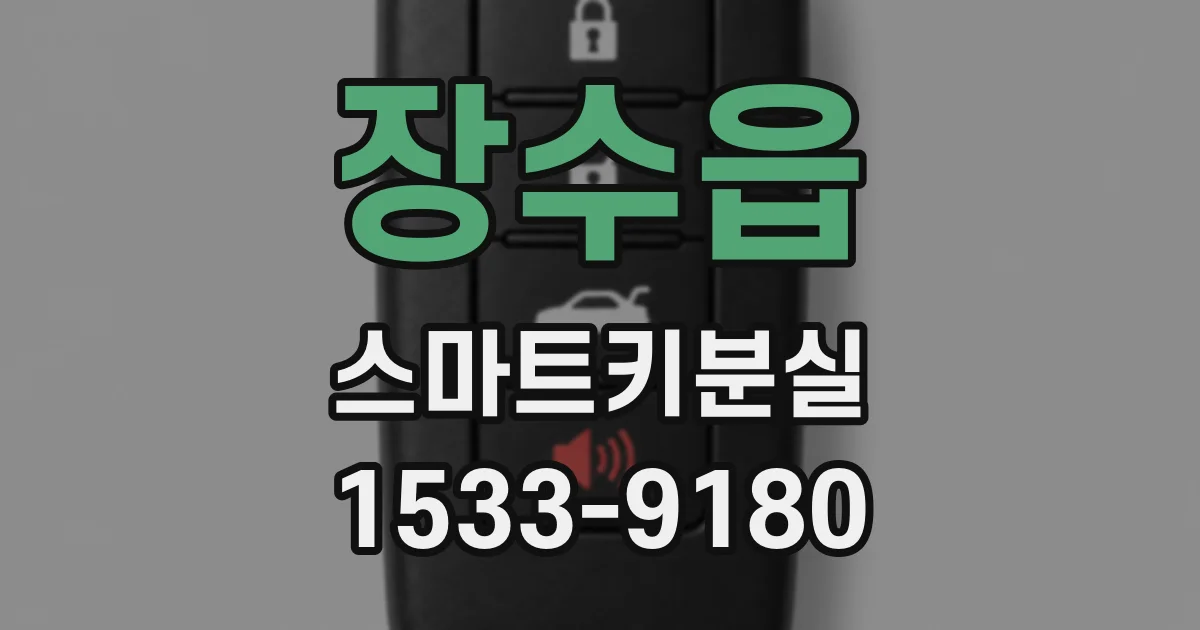 장수읍 스마트키분실