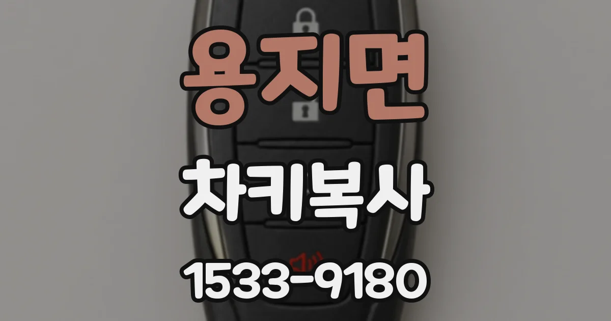 용지면 차키복사