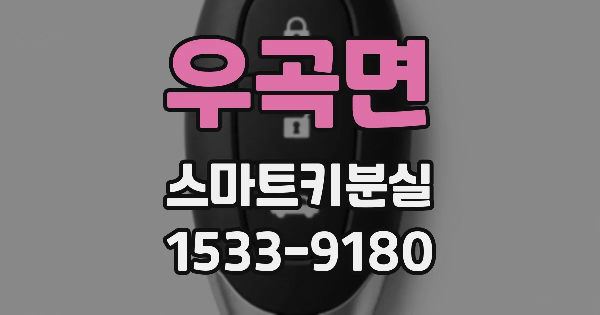 우곡면 스마트키분실