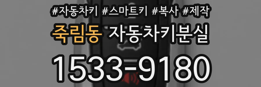 죽림동 자동차키분실