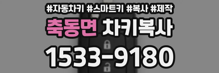 축동면 차키복사