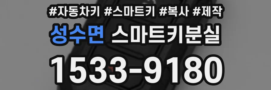 성수면 스마트키분실