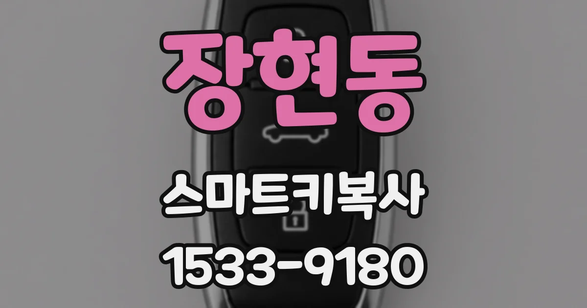 장현동 스마트키복사