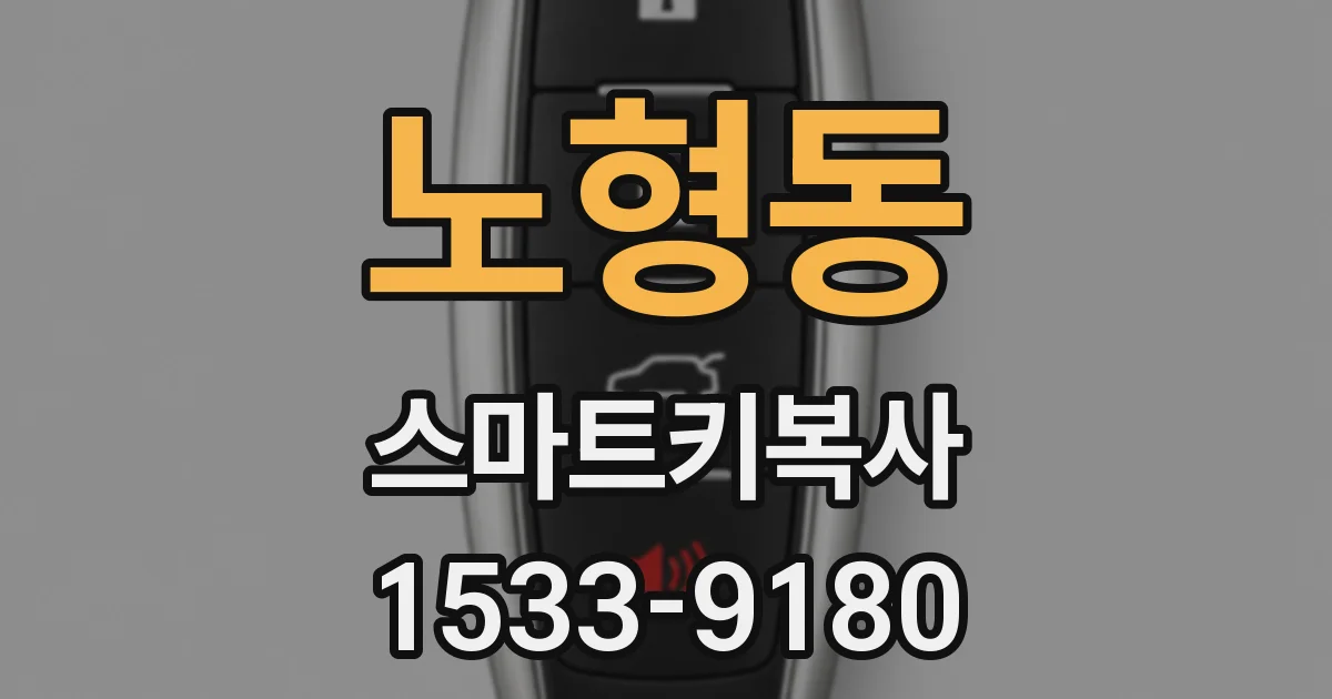 노형동 스마트키복사