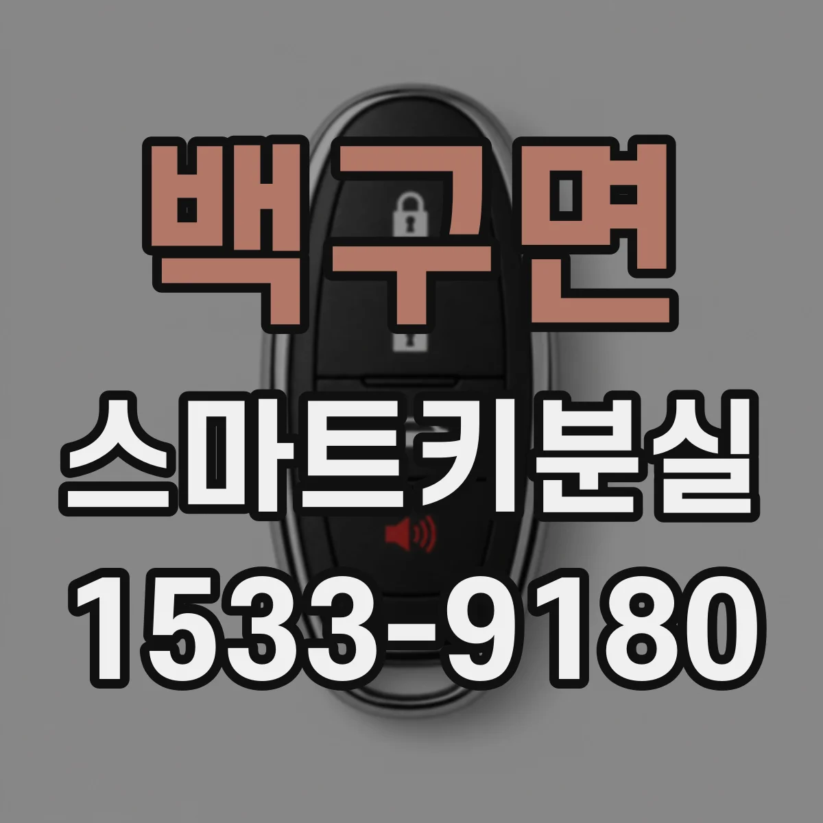 백구면 스마트키분실