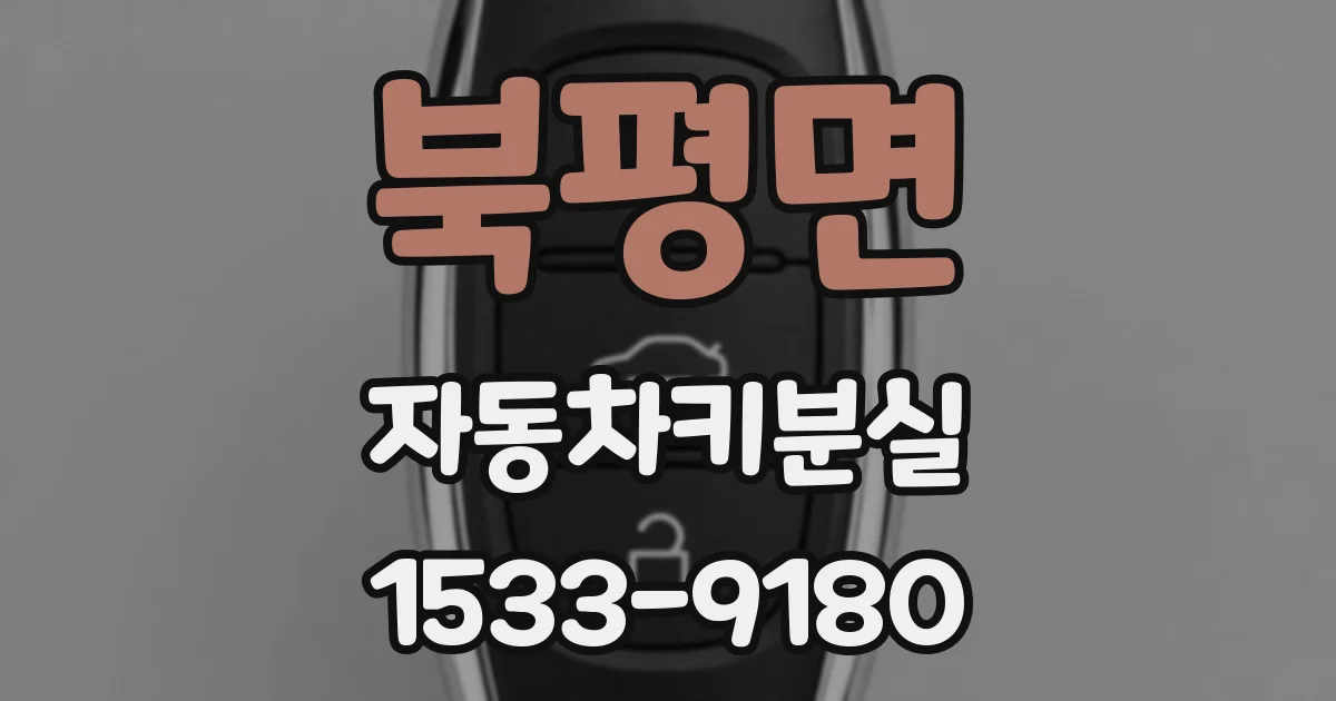 북평면 자동차키분실